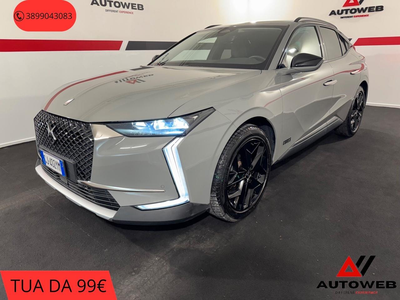DS 4 E-Tense 225 Cross Trocadero CRUISE ADATTIVO, SENSORI ANT, POST & RETROCAMERA, MANIGLIE A SCOMPA