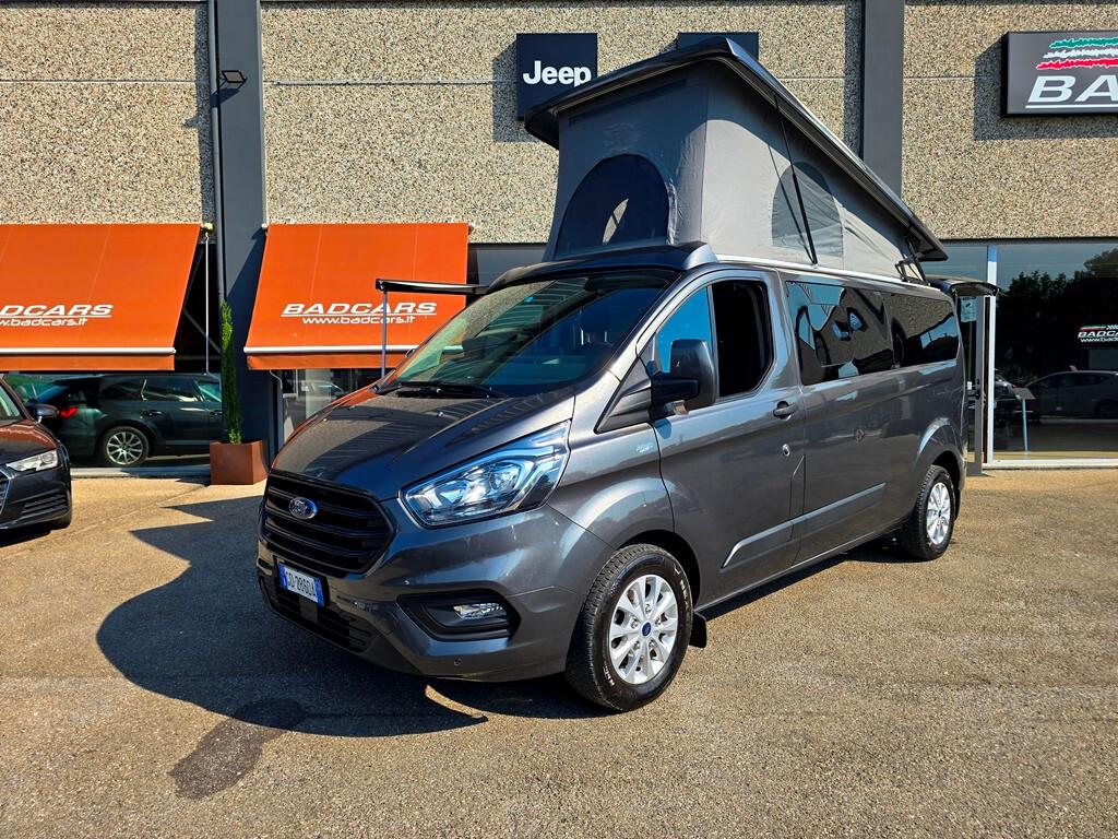 Ford TRANSIT CUSTOM 2.0 ECOBLUE HYBRID 170CV SOLARIA AUTOCARAVAN 4 POSTI LETTO CON BAGNO COMPLETO!