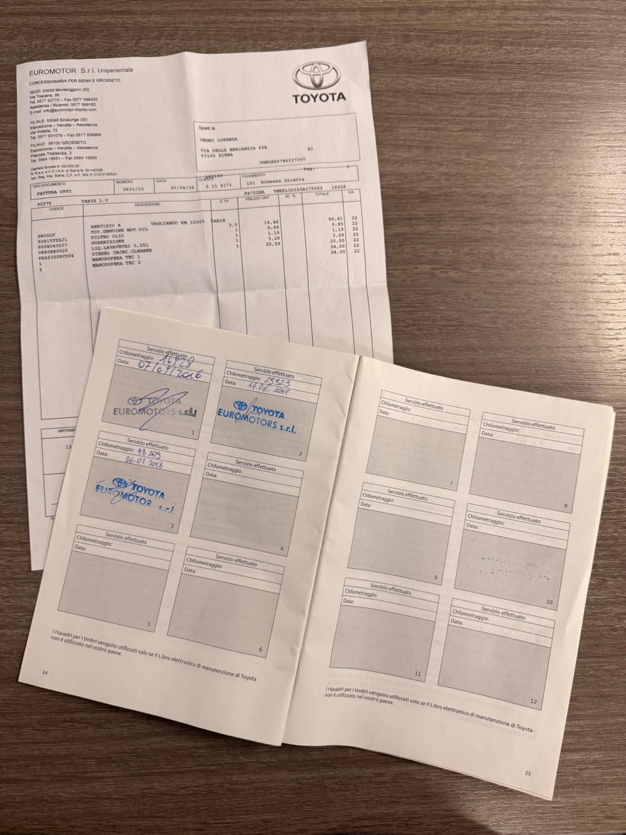 Toyota Yaris 1.0 69 CV Active Finanziabile