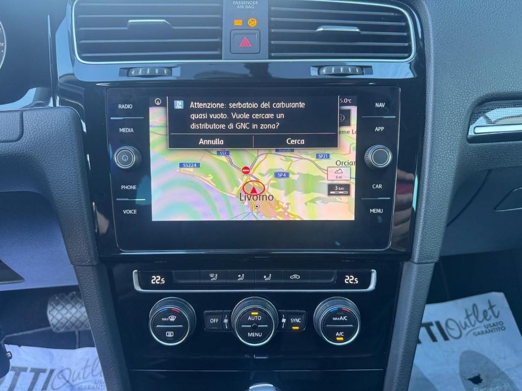 VOLKSWAGEN Golf VII 2017 5p - Golf 5p 1.5 tgi Executive 130cv dsg