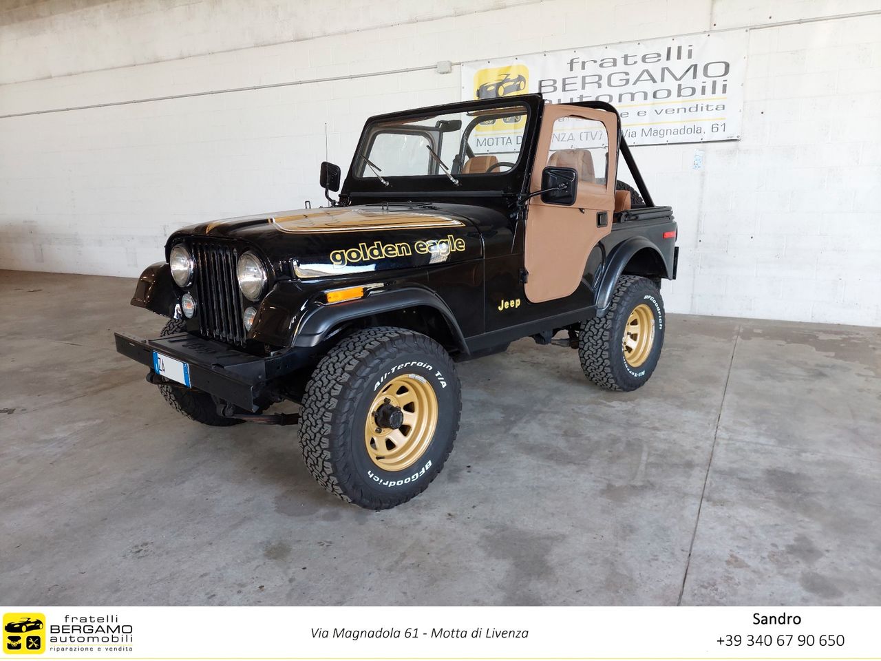 Jeep CJ-5 Golden Eagle 5.0 V8 Cambio Manuale