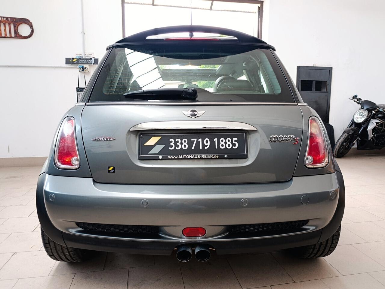 MINI COOPER S 1.6 R 53 JCW TETTO+RECARO PELLE+CERTIFICATO JCW--FULL OPTIONAL