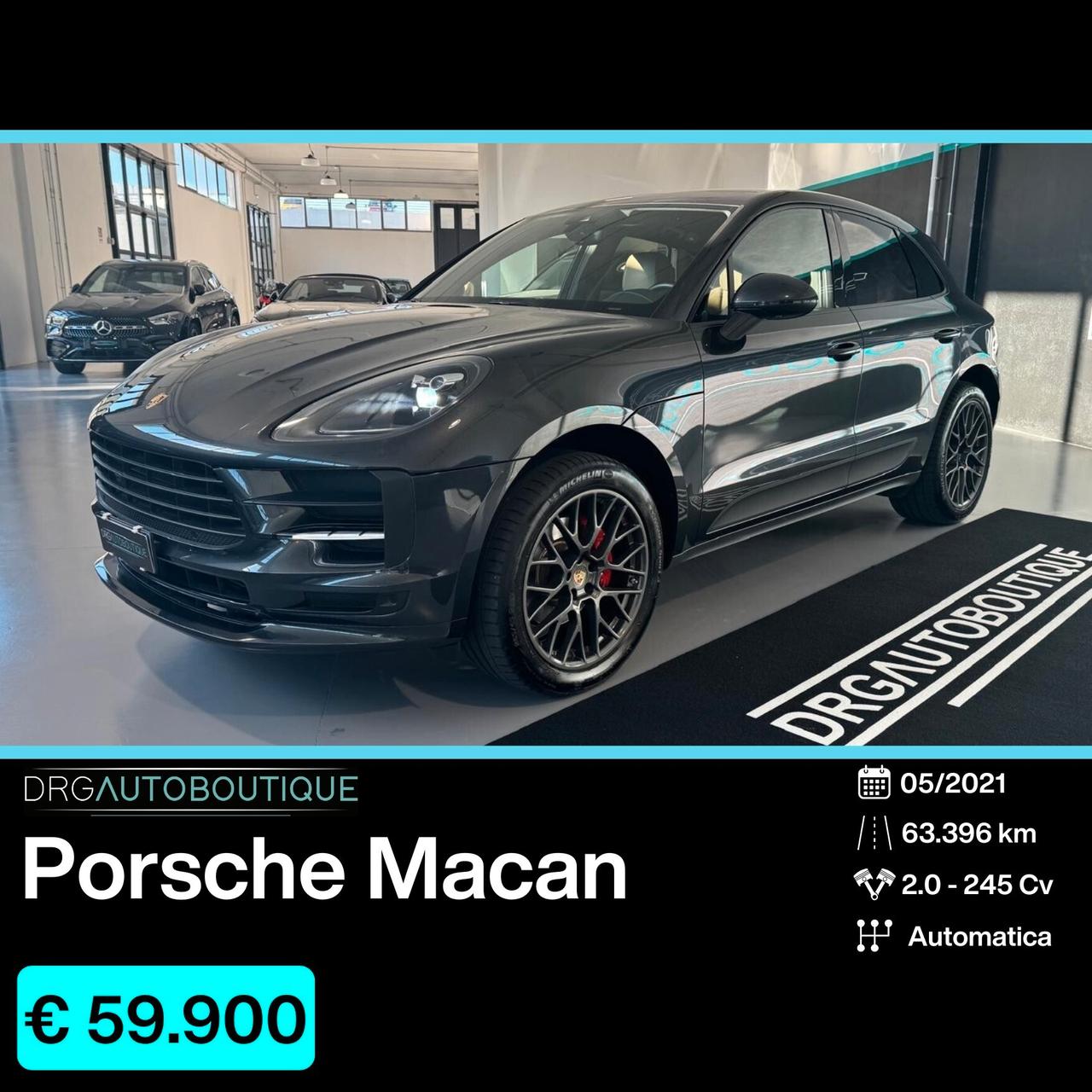 Porsche Macan 2.0 245CV - PRONTA CONSEGNA