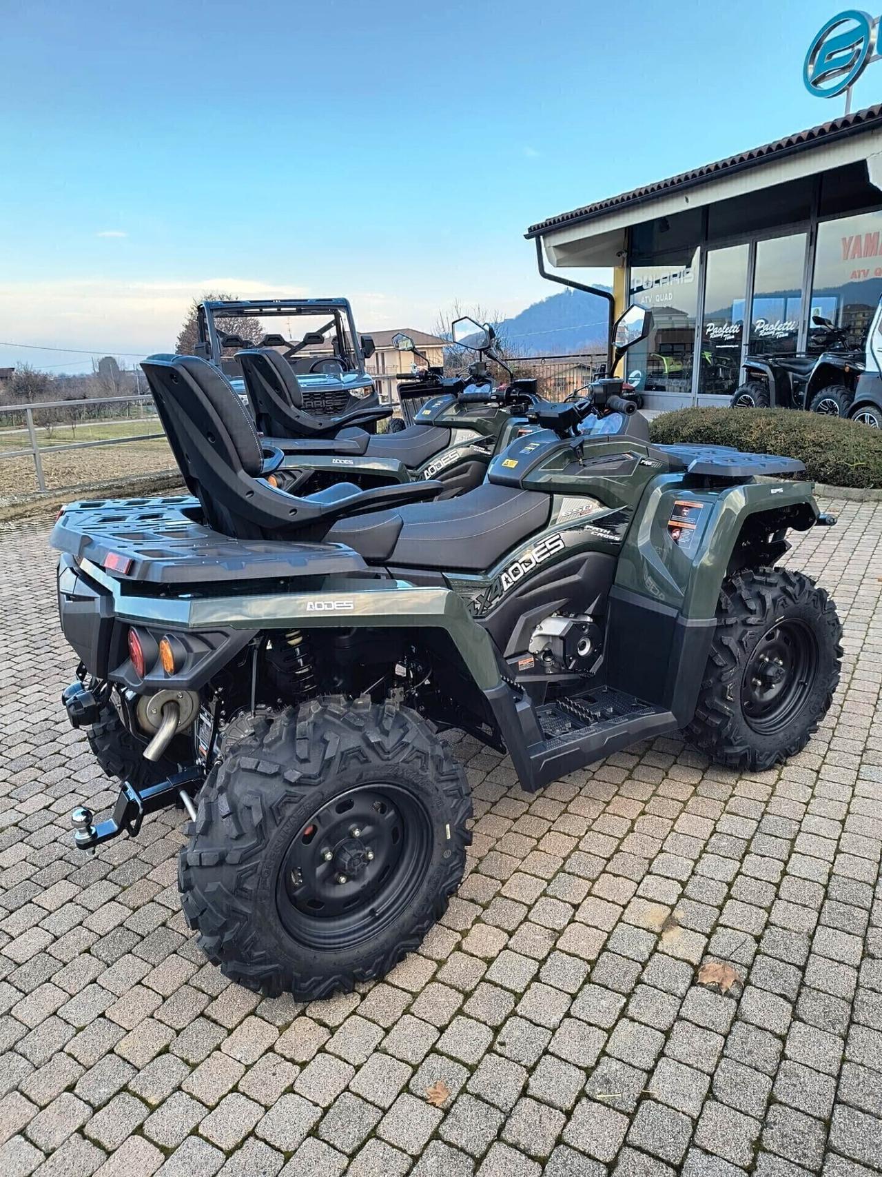 QUAD AGRICOLO AODES ODES 650 TARGA GIALLA