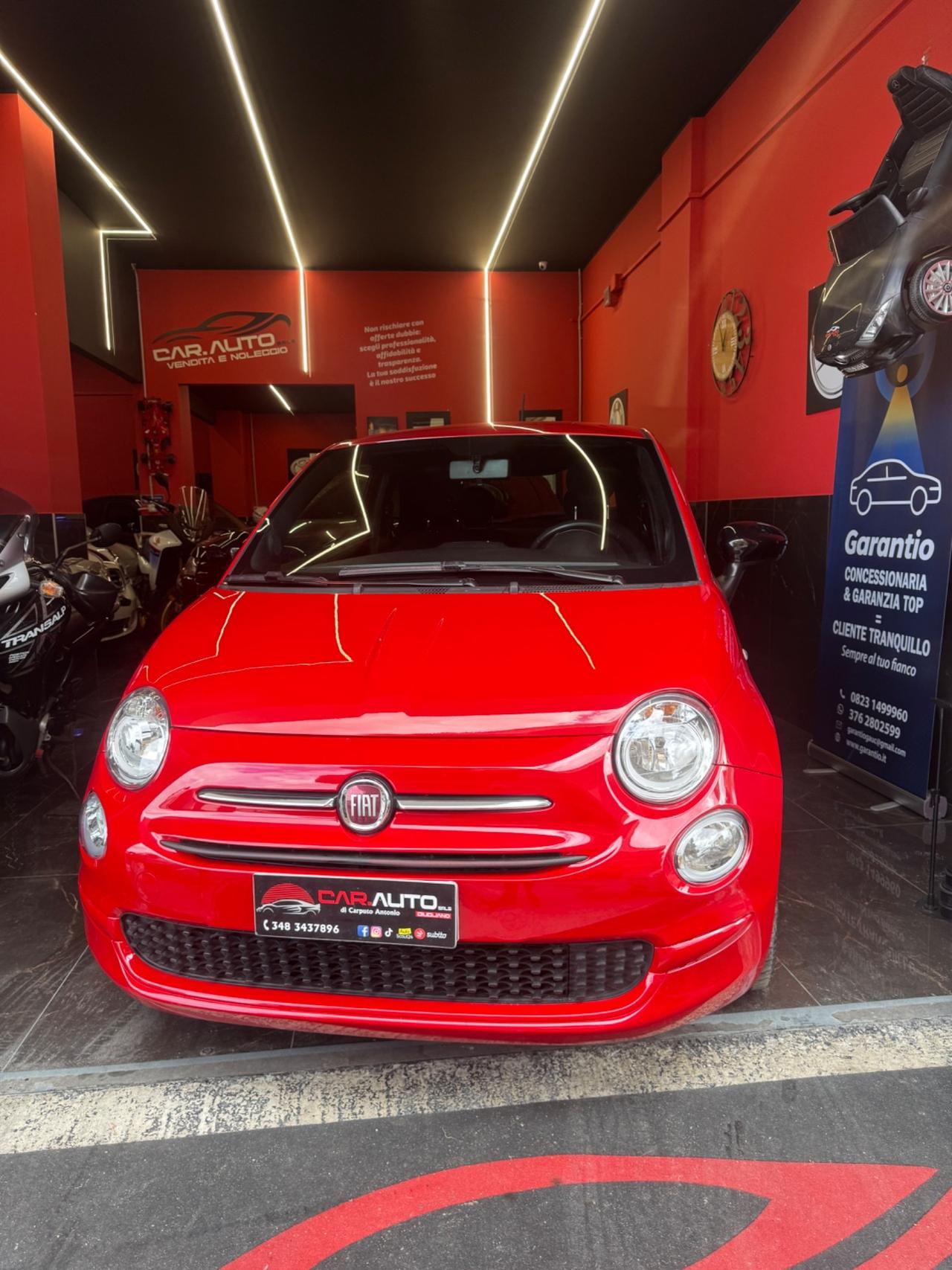 Fiat 500 1.0 Hybrid Red
