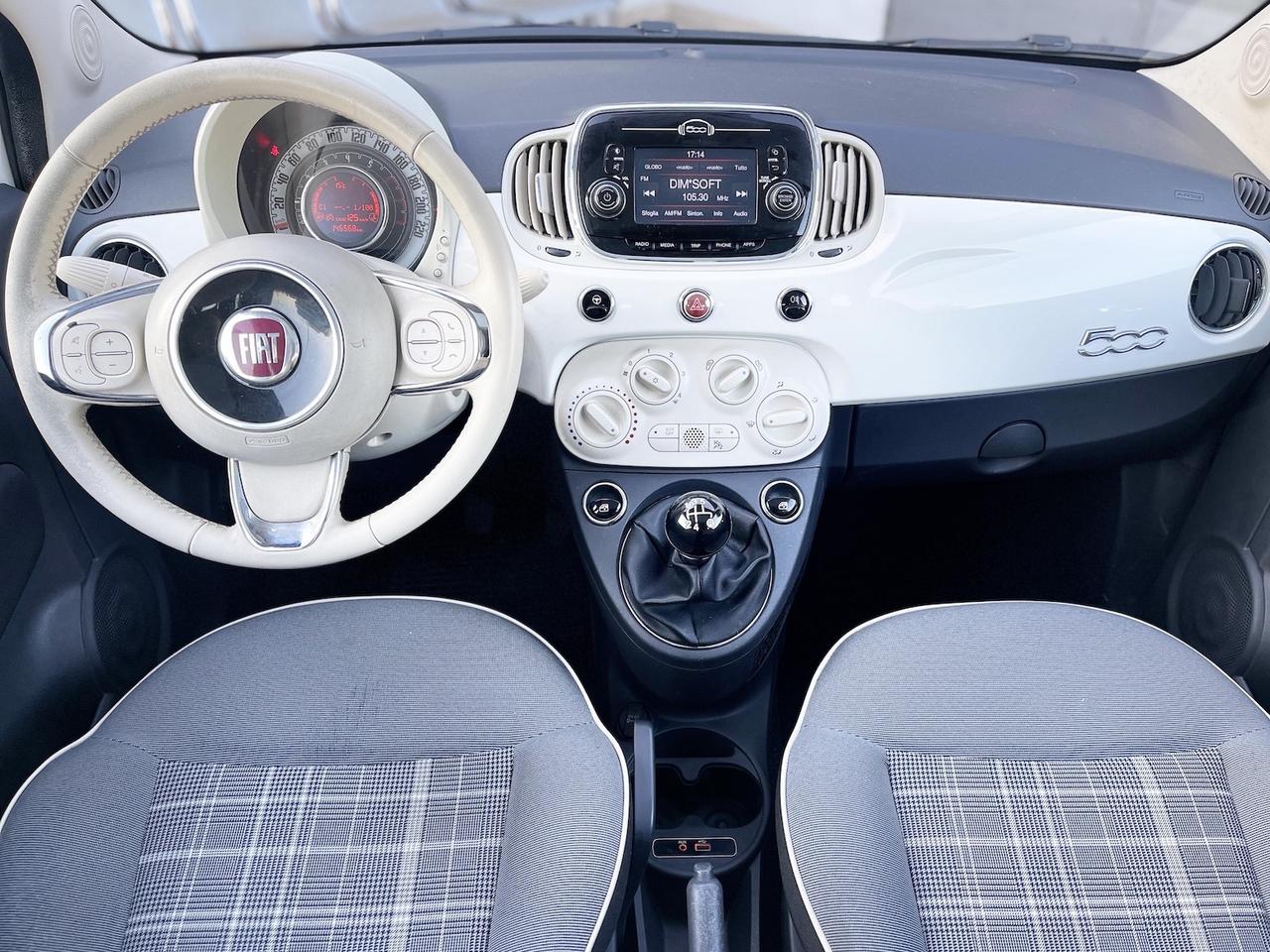 Fiat 500 1.2 Benzina 69CV E6 Neo - 2017