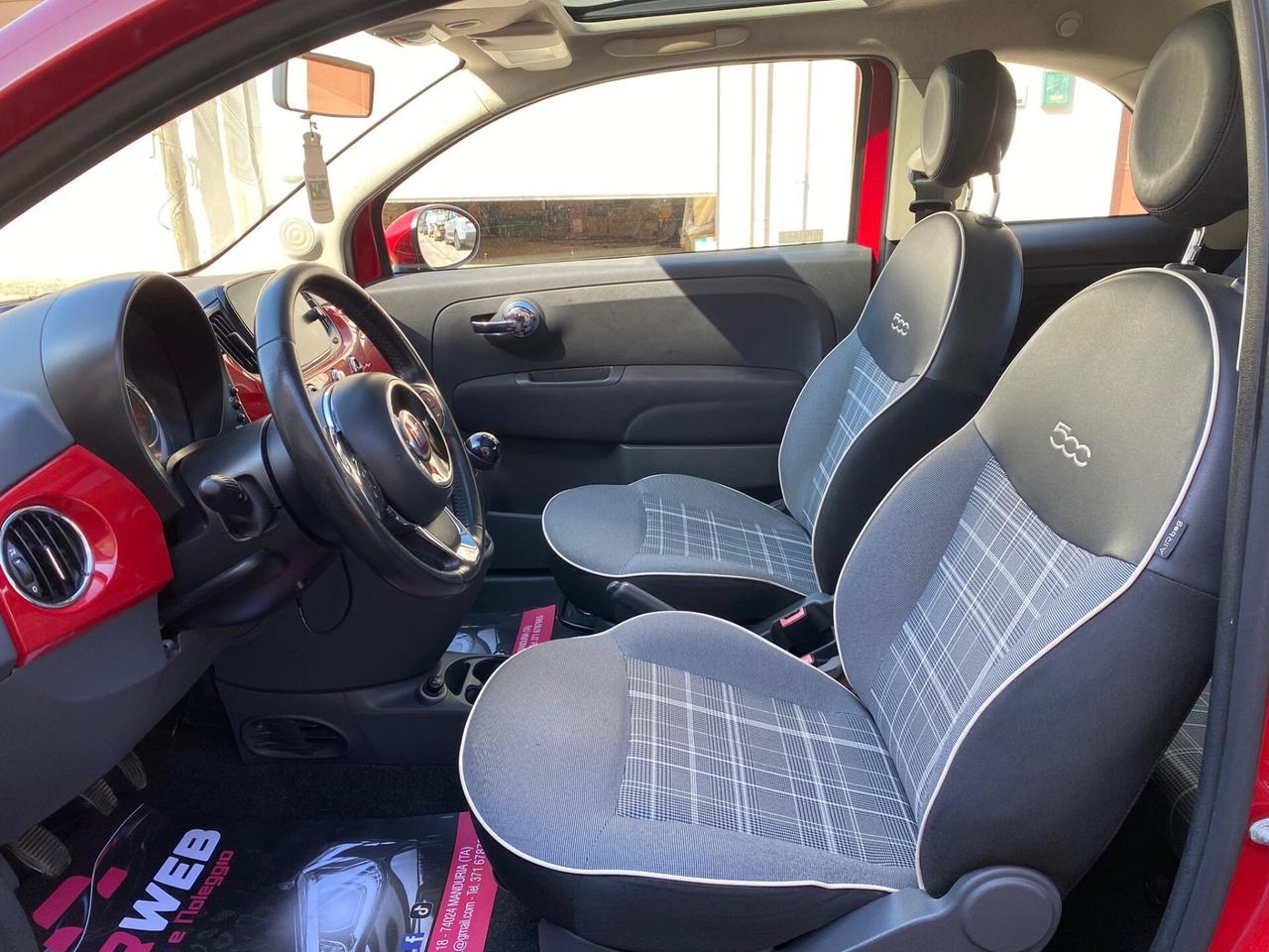 FIAT 500 LOUNGE 1.3 MJT 95CV CARPLAY TETTO 2016