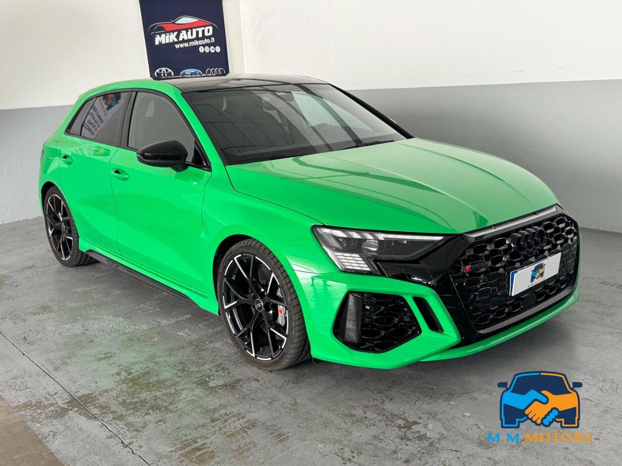 Audi RS3 Sportback 2.5 tfsi quattro s-tronic UNICOPRO-CARBOCERAMICI- COLORE EXCLUSIVE-GARANZIA AUDI 2028-LIM 290KM/H