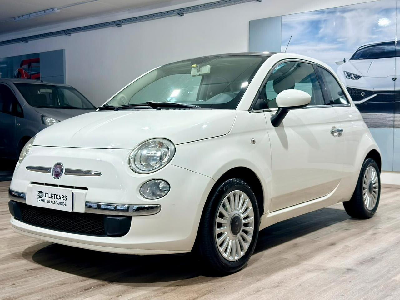 FIAT 500 1.2 69CV TETTO PANORAMICO 110.000km