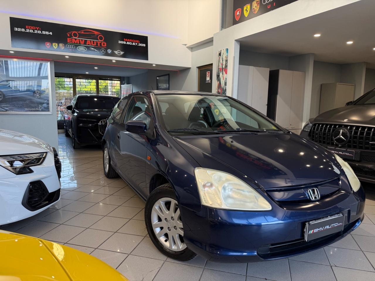 HONDA Civic 7a serie ('01'-'06') Civic 1.6 16V VTEC cat 3P ES (81 kw) Valore di listino: € 17300