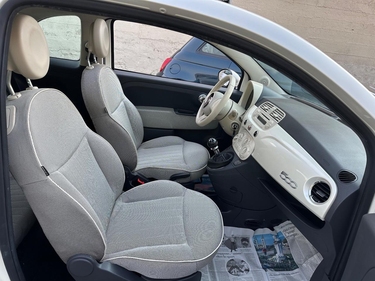 Fiat 500 1.2benz. “TETTO APRIBILE” Km80.000- 2009