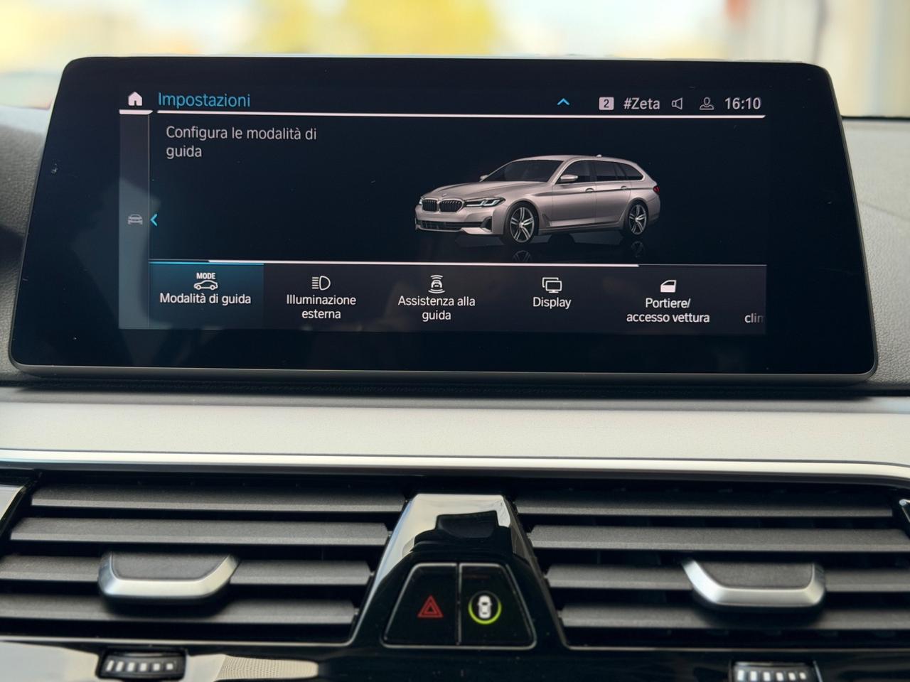 Bmw 520d Touring 190CV mhev PELLE/FUL LED