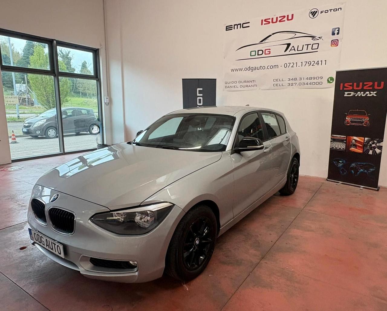 BMW serie1- 118D Diesel 2.0 CV 145 KW 105 EURO 5B con Km 159.989 certificati garanzia 12 mesi