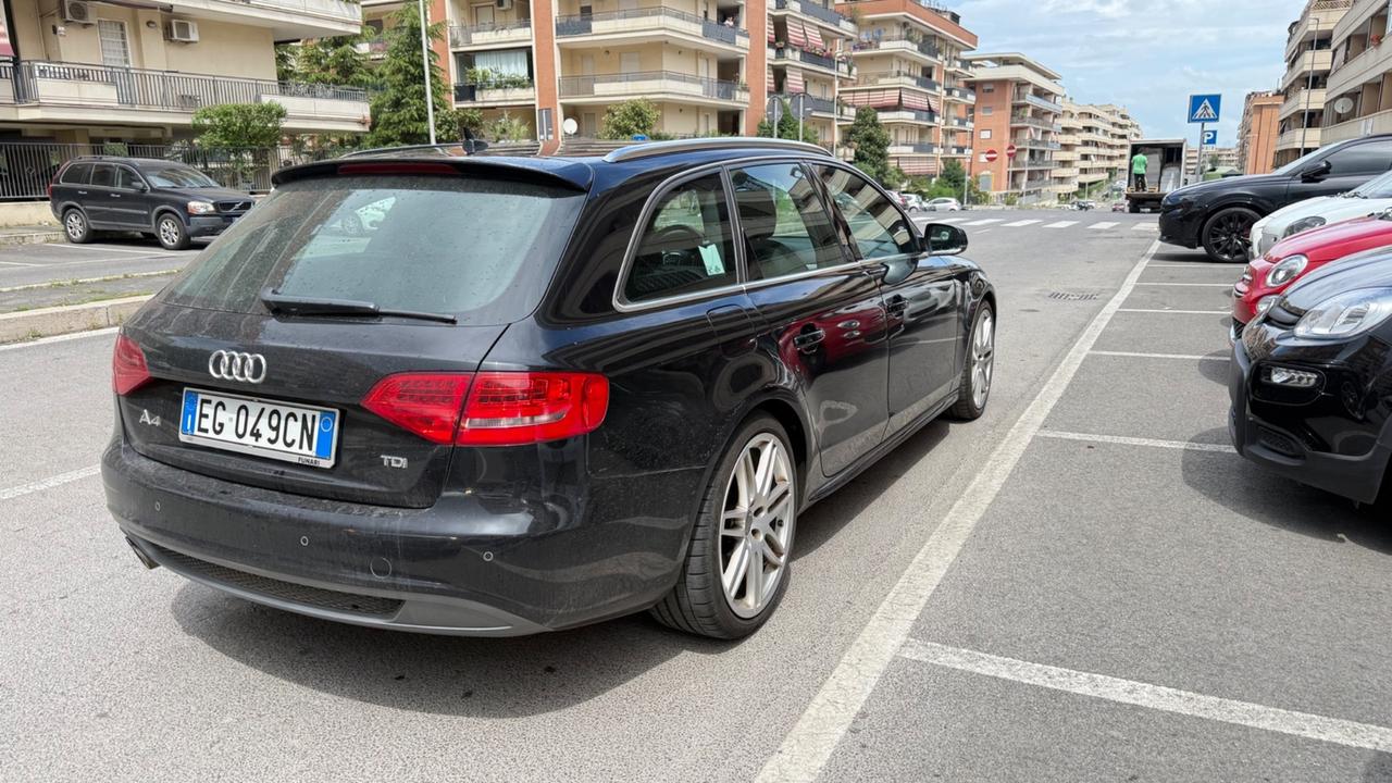 Audi A4 Avant 2.0 TDI 143CV F.AP. multitronic S.LINE LED NAVI TETTO APRIBILE PDC ALCANTARA BLUETOOTH CERCHI