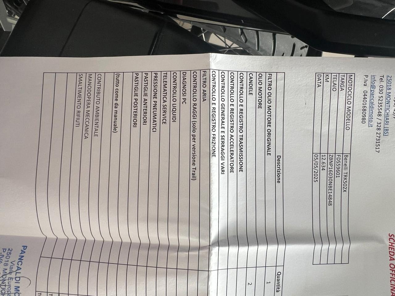 Benelli TRK 502x solo 13.973 km