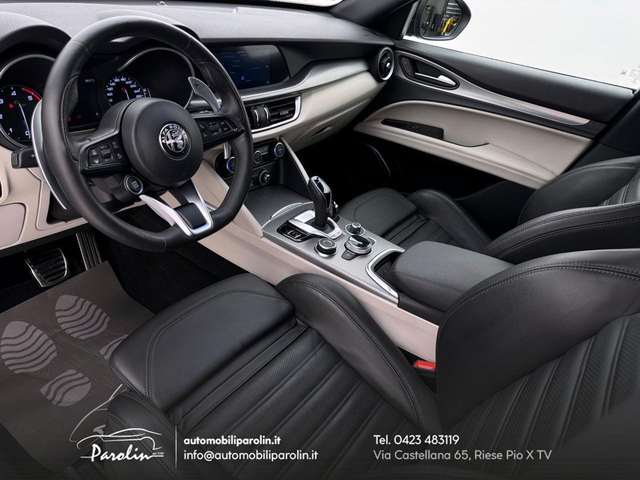 ALFA ROMEO Stelvio 2.2 Turbodiesel 210 CV AT8 Q4 Veloce total Black