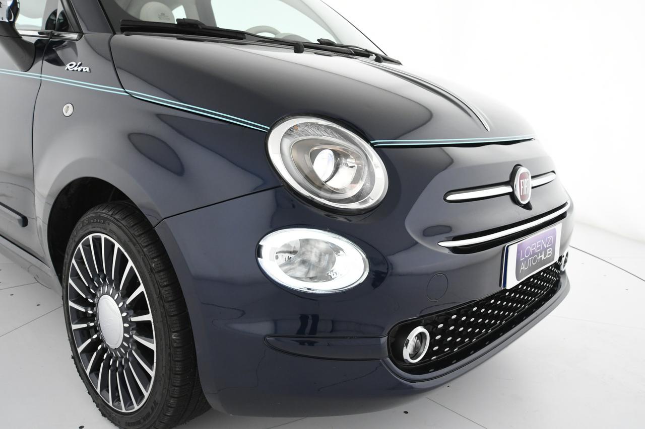 FIAT 500 1.2 Riva 69cv PELLE+DECAPPOTTABILE+NEOPATENTATI