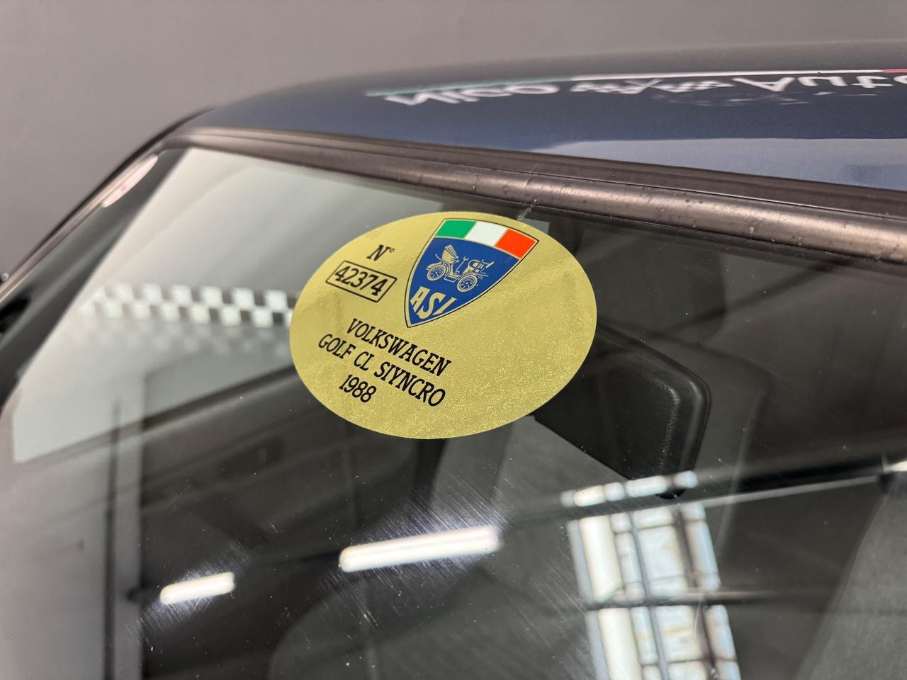 Volkswagen Golf 1800 5 porte Syncro ASI ORO E CRS