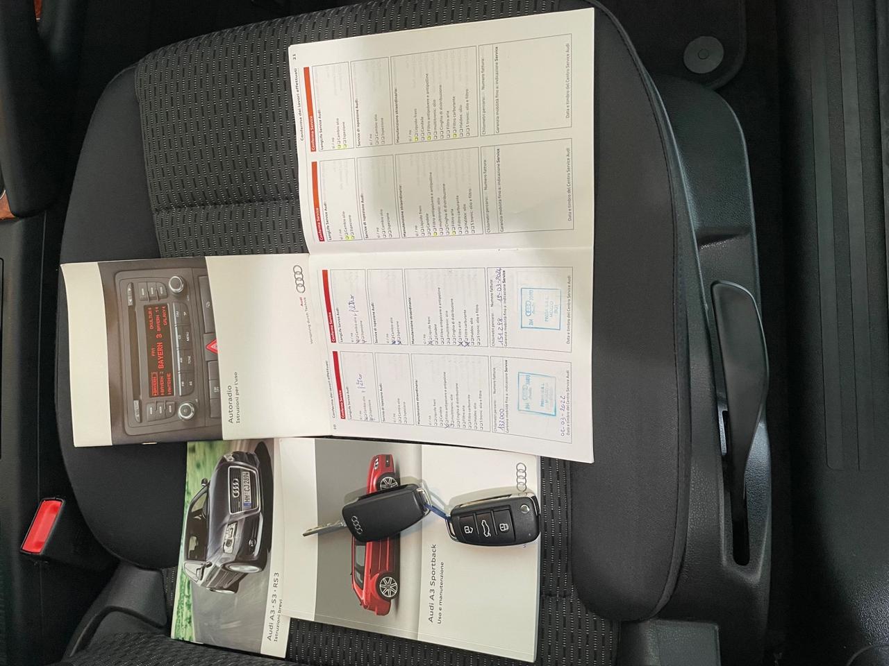 Audi A3 SPB 1.6 TDI 105 CV TAGLIANDI CERTIFICATI