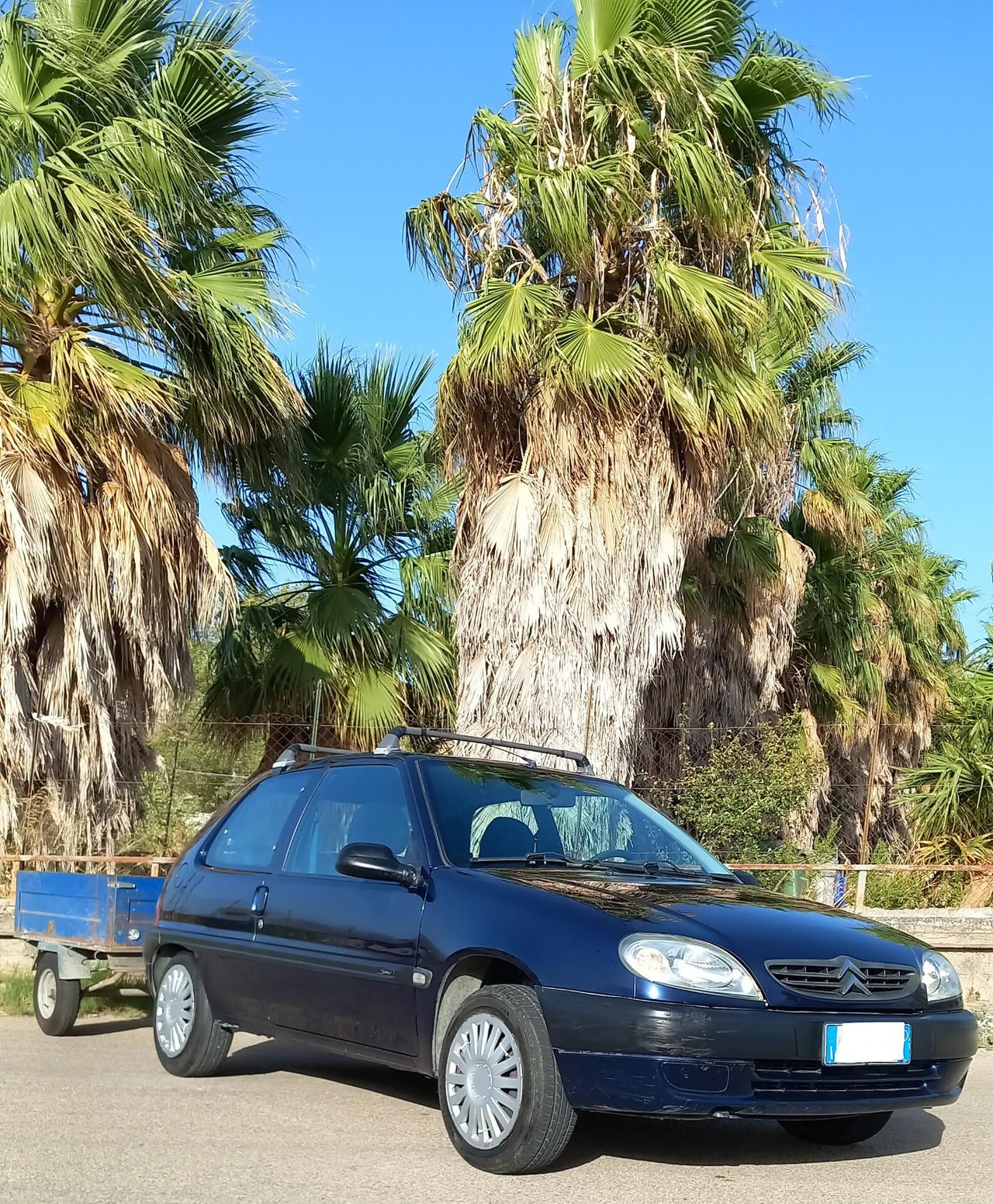citroen saxo con gancio e carrello