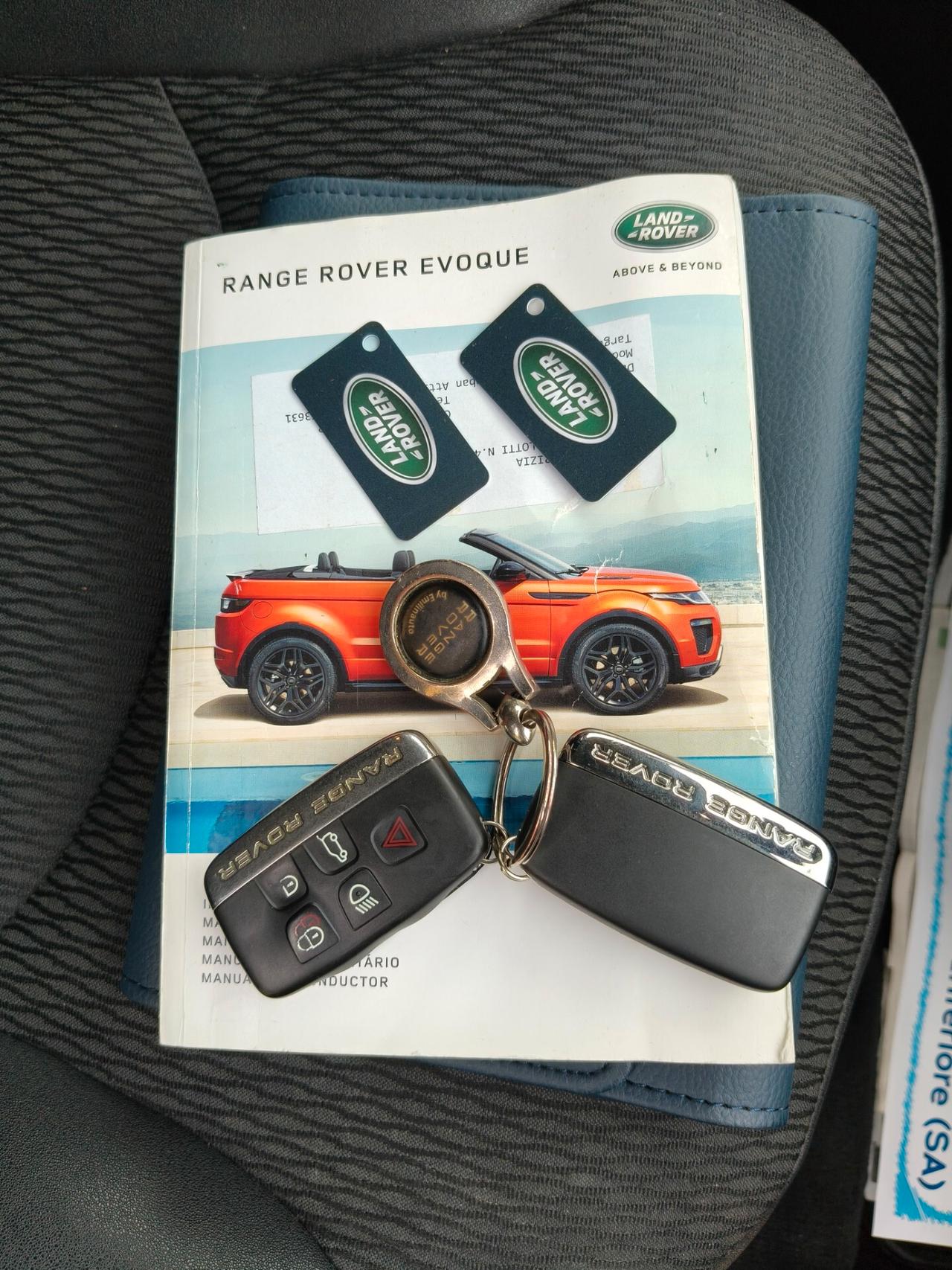 LAND ROVER EVOQUE FINE 2017 MANUALE