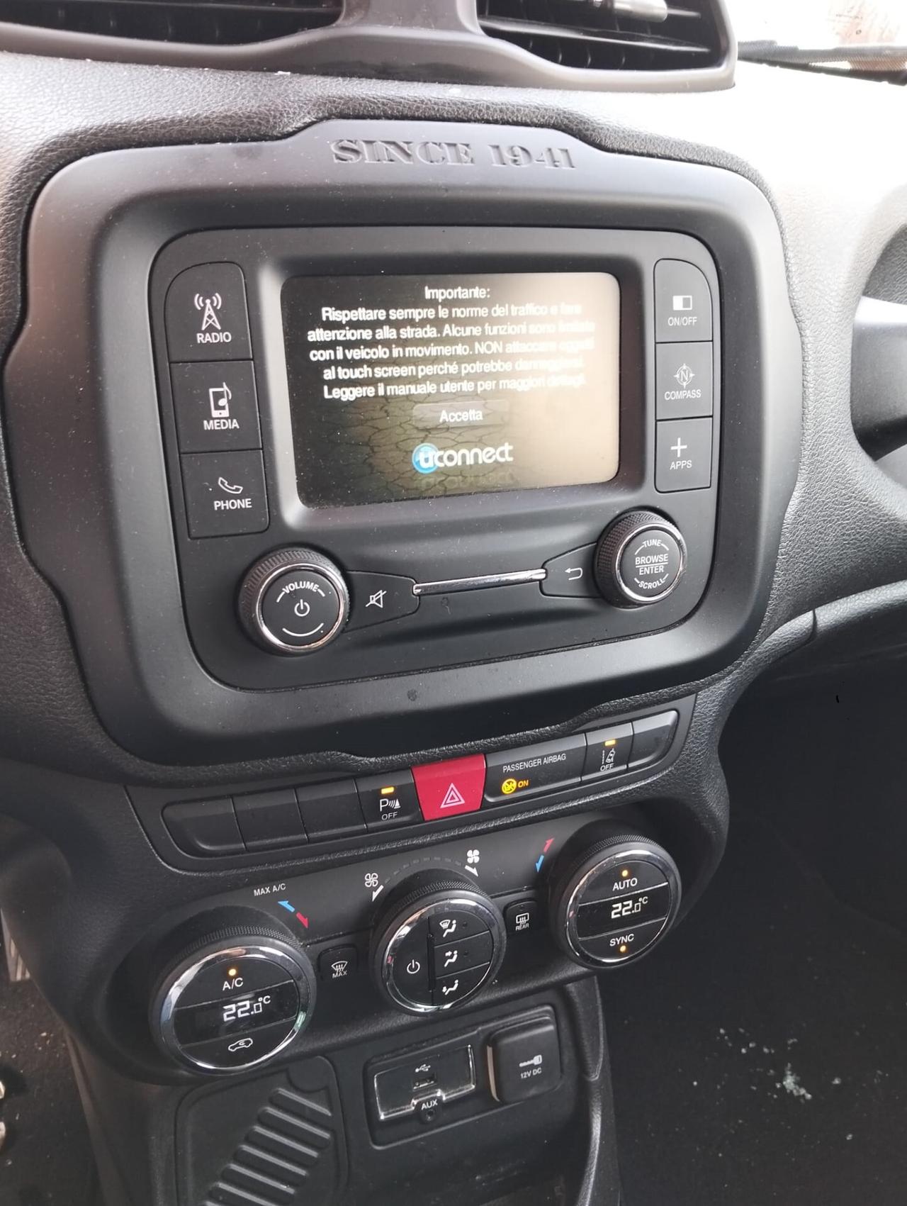 Jeep Renegade 1.6 Mjt 120cv 2017 SINISTRATA