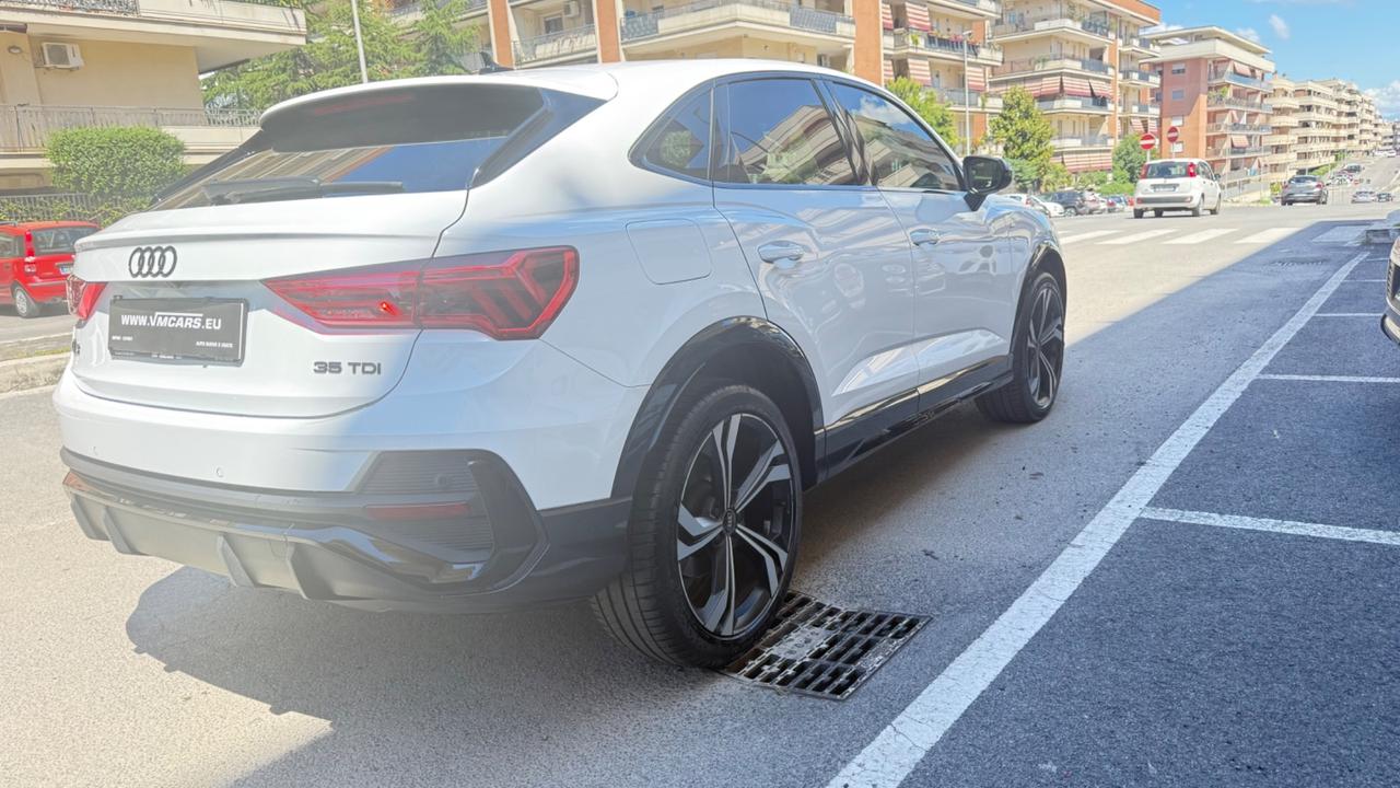 Audi Q3 SPB 35 TDI S tronic line edition MATRIX PDC PELLE VOLANTE TRE RAZZE CERCHI 20 NAVI KAMERA