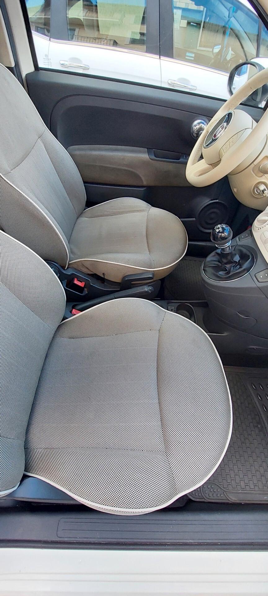 FIAT 500 LOUNGE 1,2 BENZINA TELEFONO TETTO PANORAMICO LEGA USB IMPECCABILE