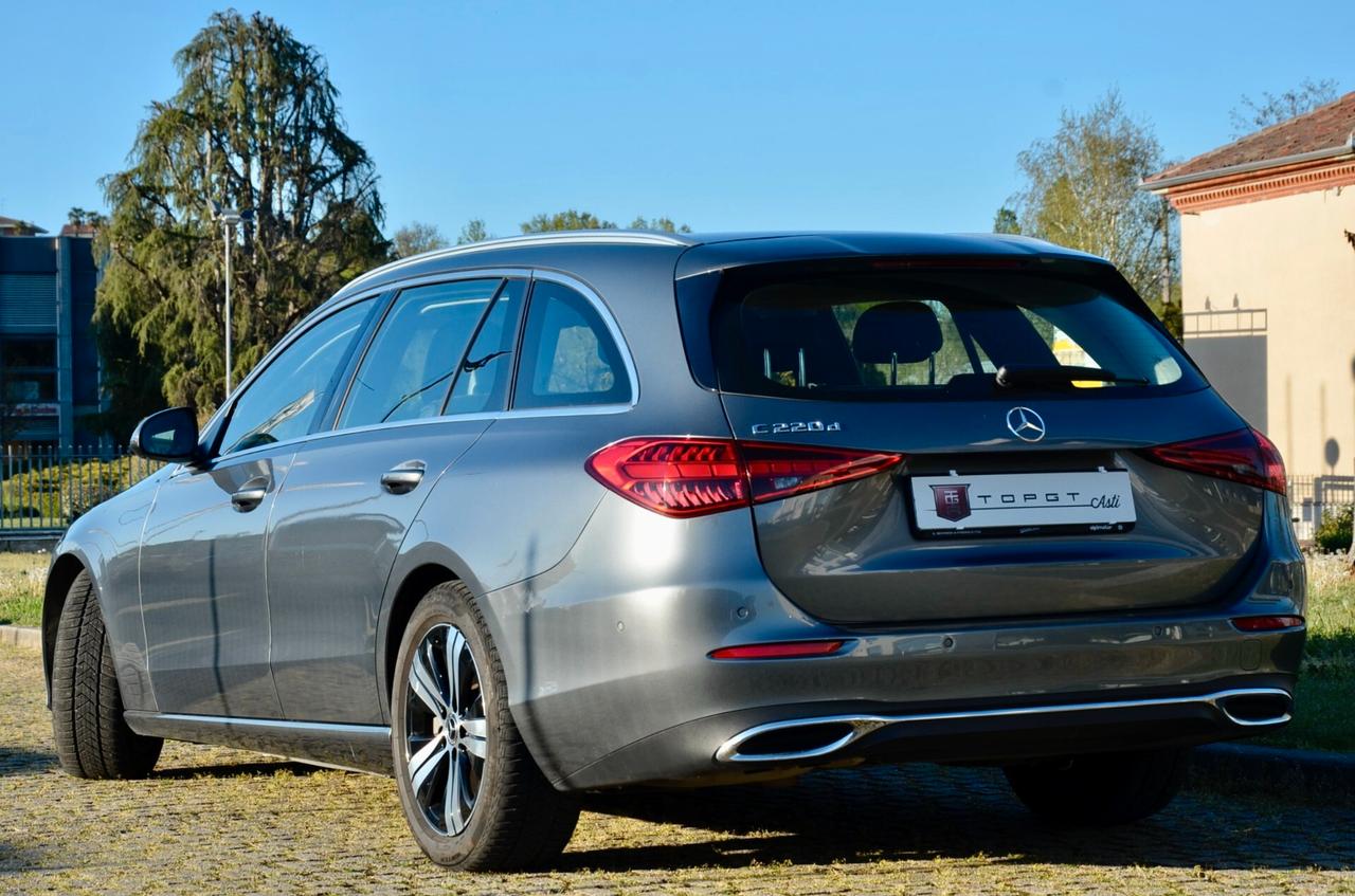 MERCEDES-BENZ C 220d SW MHEV SPORT 200cv AUTO, UFF ITALIANA, EURO 6D, FARI LED, RETROCAMERA, LUCI AMBIENTE, PERMUTE