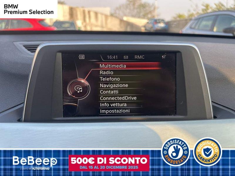 BMW X1 XDRIVE18D XLINE AUTO