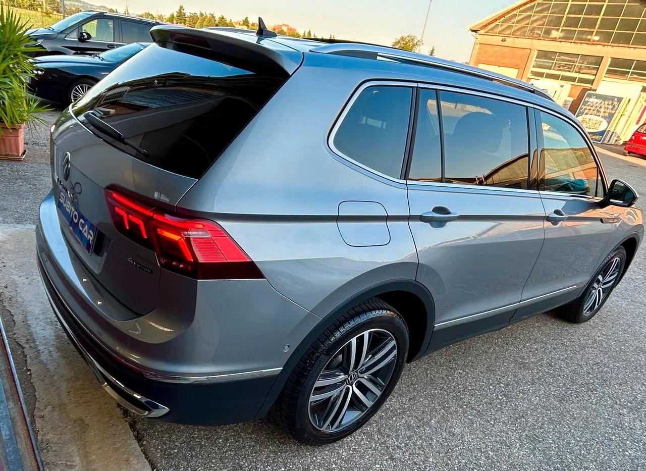Volkswagen Tiguan Allspace Tiguan Allspace 2.0 TDI 200 CV SCR DSG 4MOTION 7 posti TETTO APRIBILE