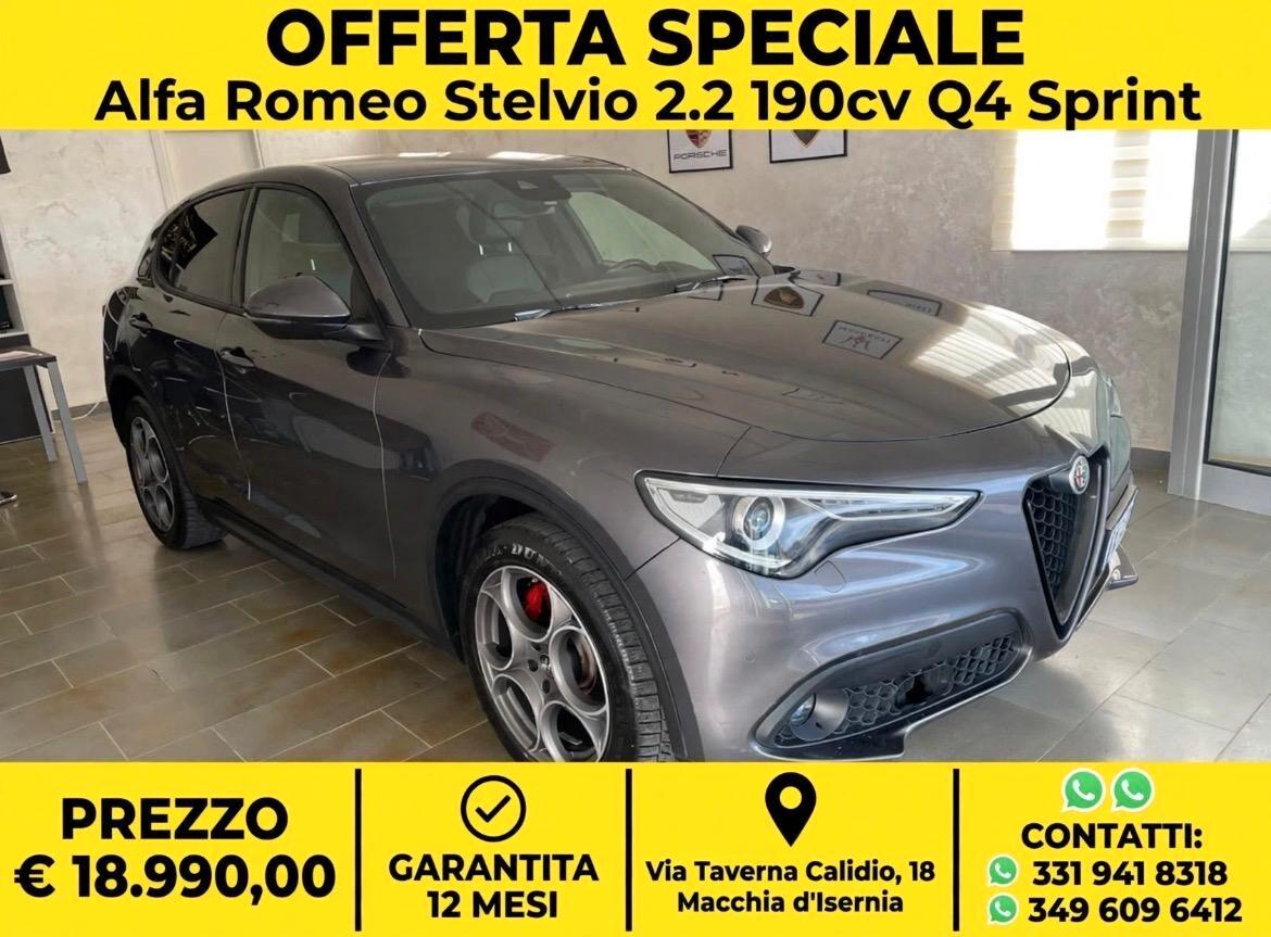 Alfa Romeo Stelvio 2.2 190Cv AT8 Q4 Sprint 2022