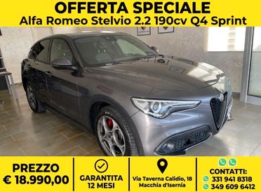 Alfa Romeo Stelvio 2.2 190Cv AT8 Q4 Sprint 2022