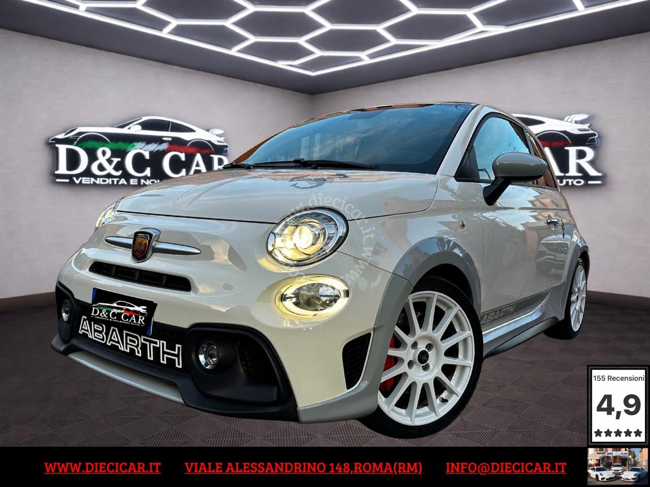 Abarth 695 1.4 Turbo T-Jet 180 CV 70° XENO NAVI SABELT UNIPRO