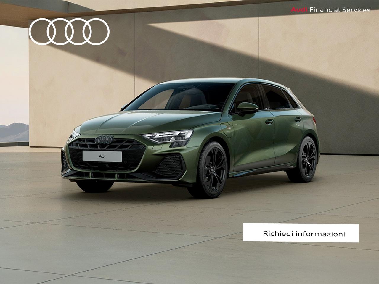 Audi A3 sportback 1.5 tfsi e s line edition 204cv s-tronic