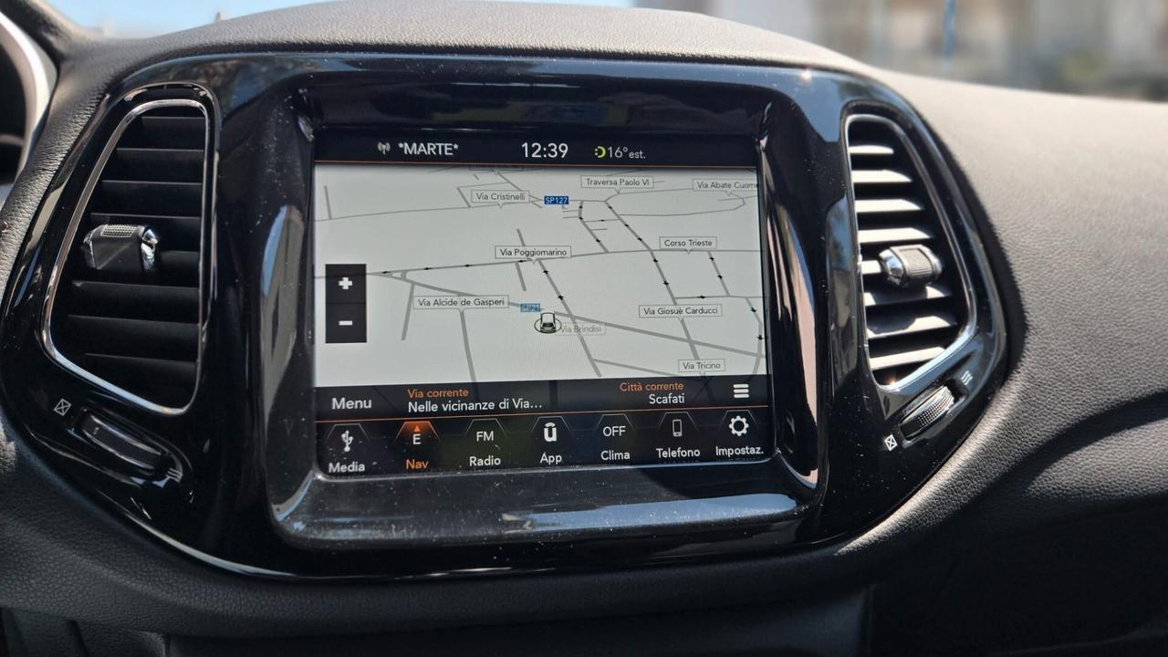 Jeep Compass 1.6 mjt Night Eagle 2wd 120CV Pelle Uff Italy USB
