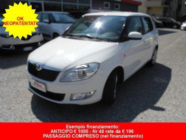 SKODA Fabia 1.2 TSI 86cv 5p. Ambition-OK NEOPATEN.-UnicoPROPR.