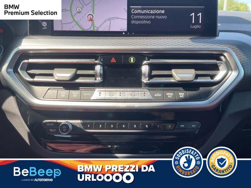 BMW X3 XDRIVE30E MSPORT AUTO