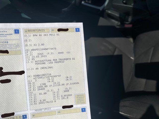 BMW X3 2.0d cat
