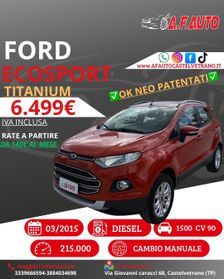 Ford EcoSport 1.5 TDCi 90 CV Titanium