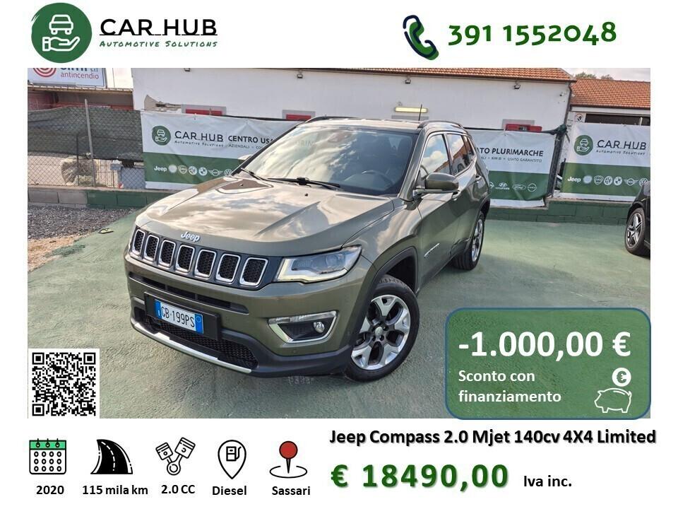 Jeep Compass 2.0 mjet 4X4 Limited 140cv