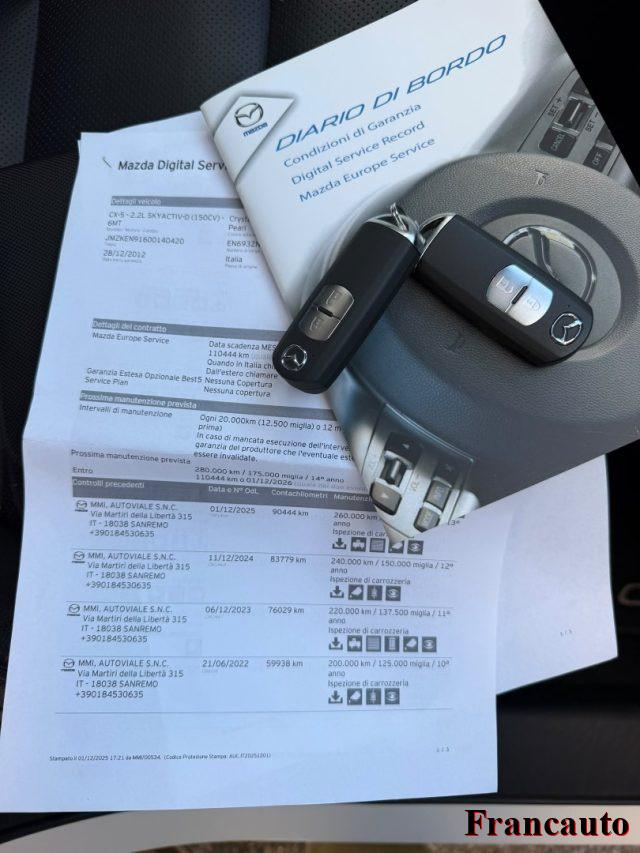 MAZDA CX-5 2.2L Skyactiv-D 150CV 4WD Exceed