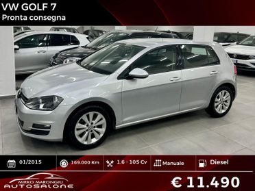 Volkswagen GOLF 7 1.6 TDI 5p. FINANZIABILE