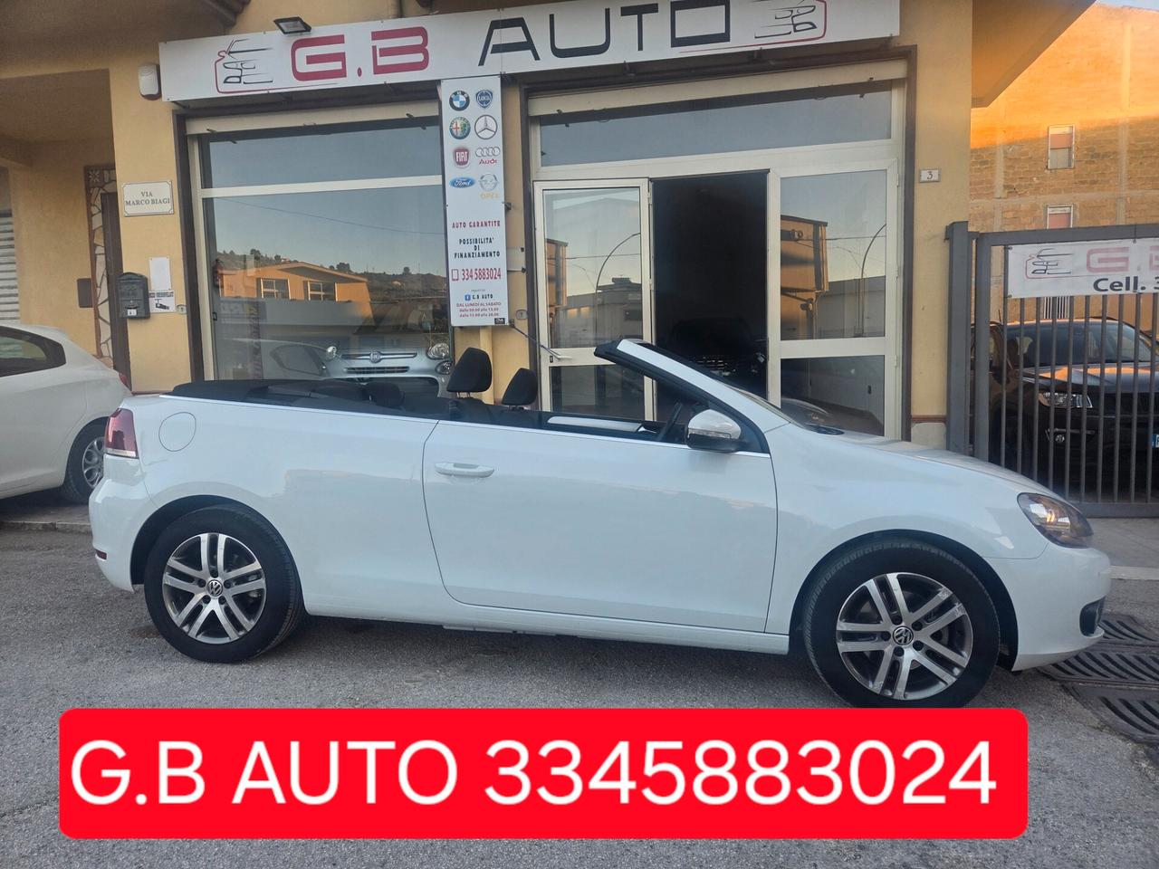 VW GOLF CABRIO ANNO 2015 SOLI 53000 KM CERTIFICATI