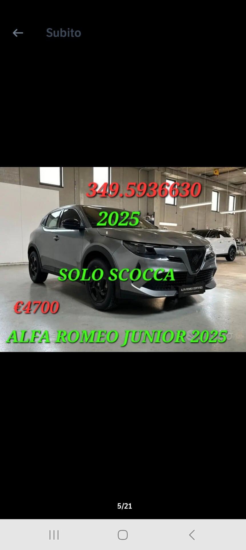Alfa Romeo Junior incidentata sinistrata mondialcars 025