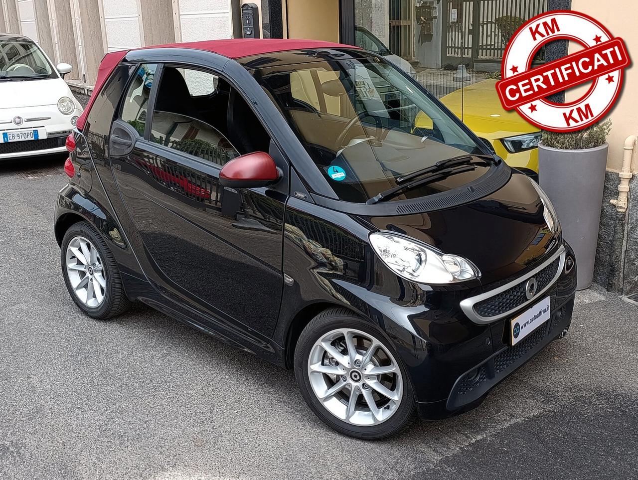Smart ForTwo 1.0 71cv cabrio passion FL Capote Rossa