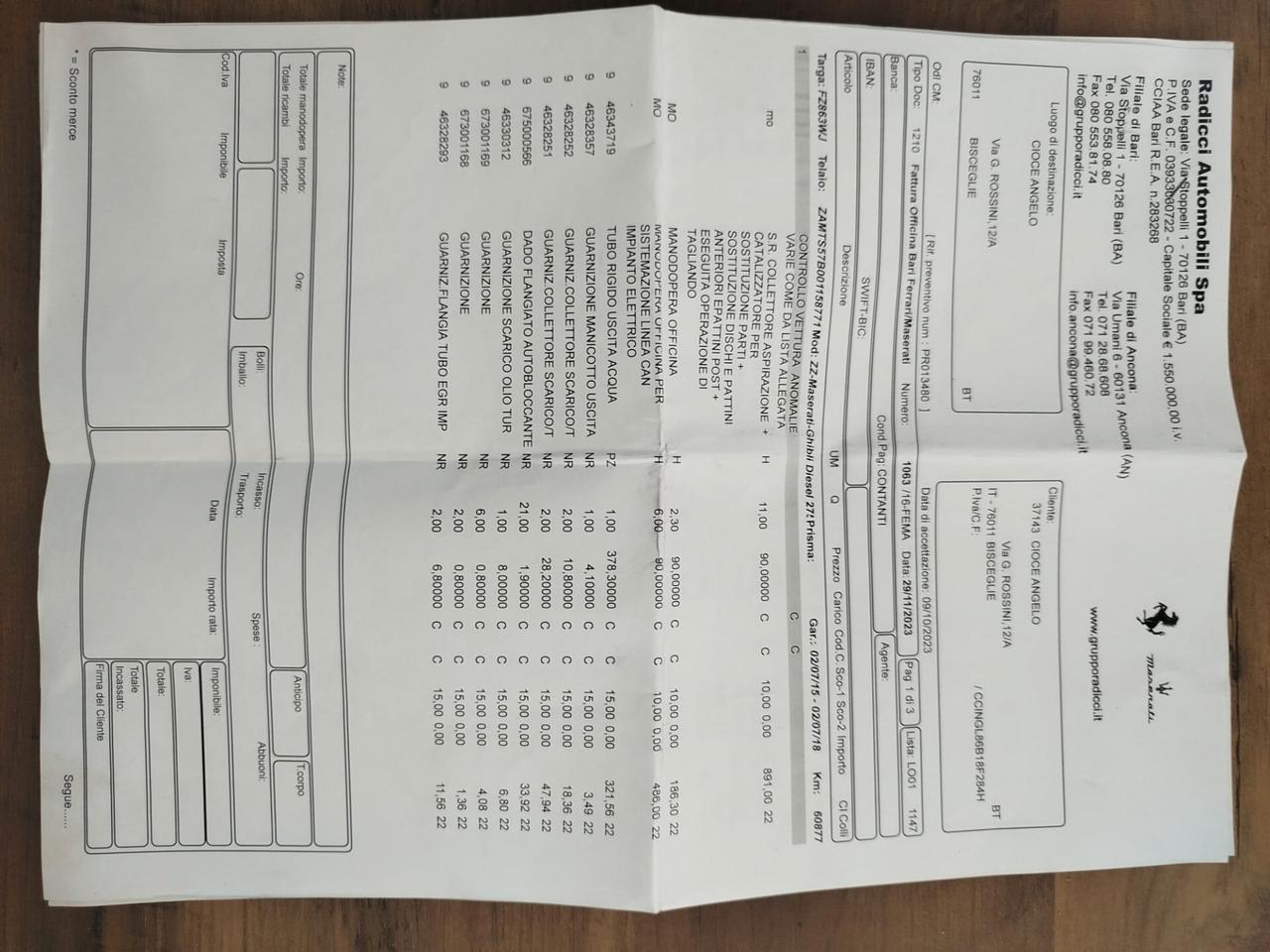 Maserati Ghibli V6 Diesel 275 CV