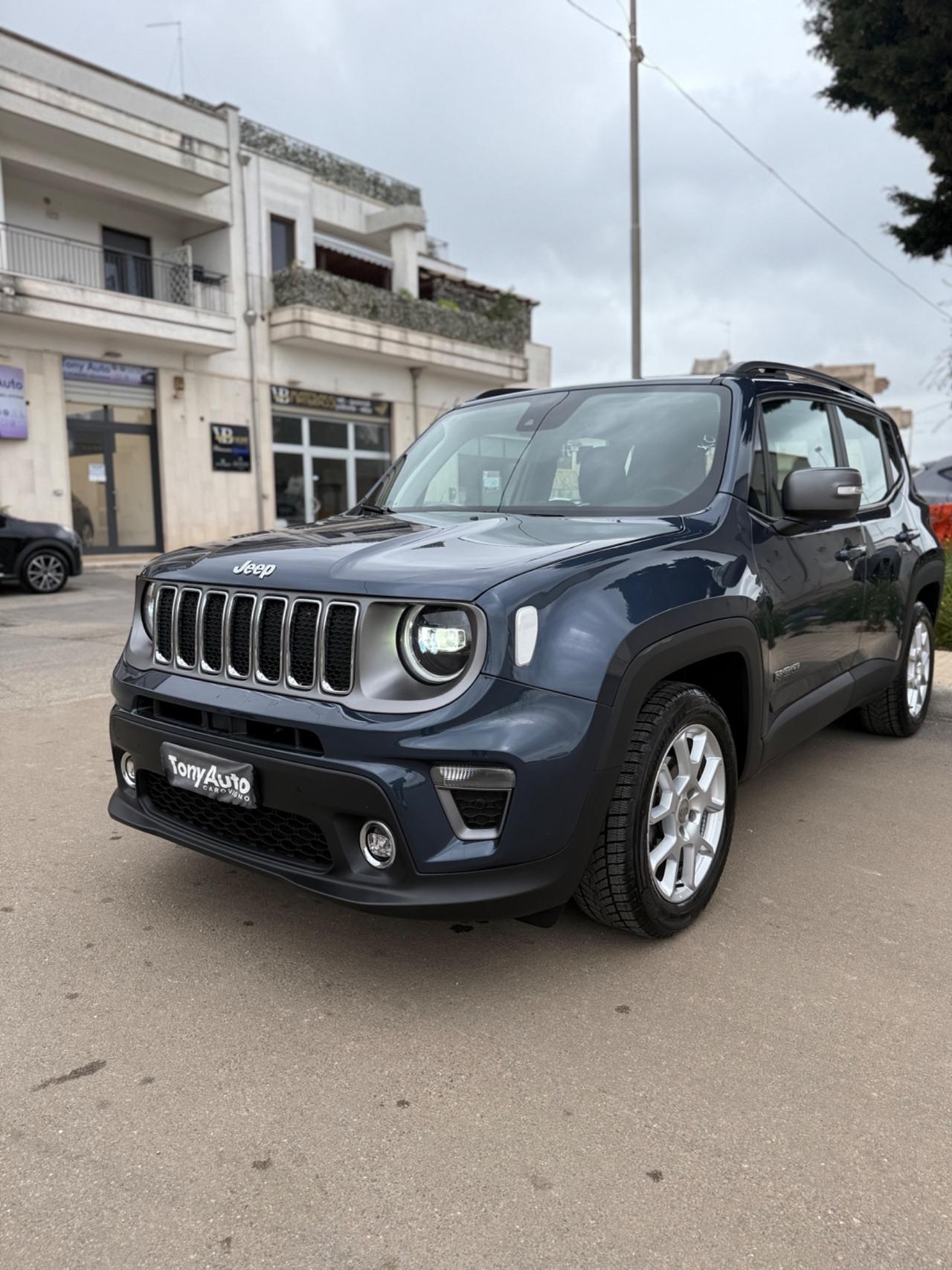 Jeep Renegade 1.6 mjt Limited 130cv FULL LED,NAVI,APP CONNECT,AZIENDALE JEEP ITALIA CON GARANZIA 1 ANNO