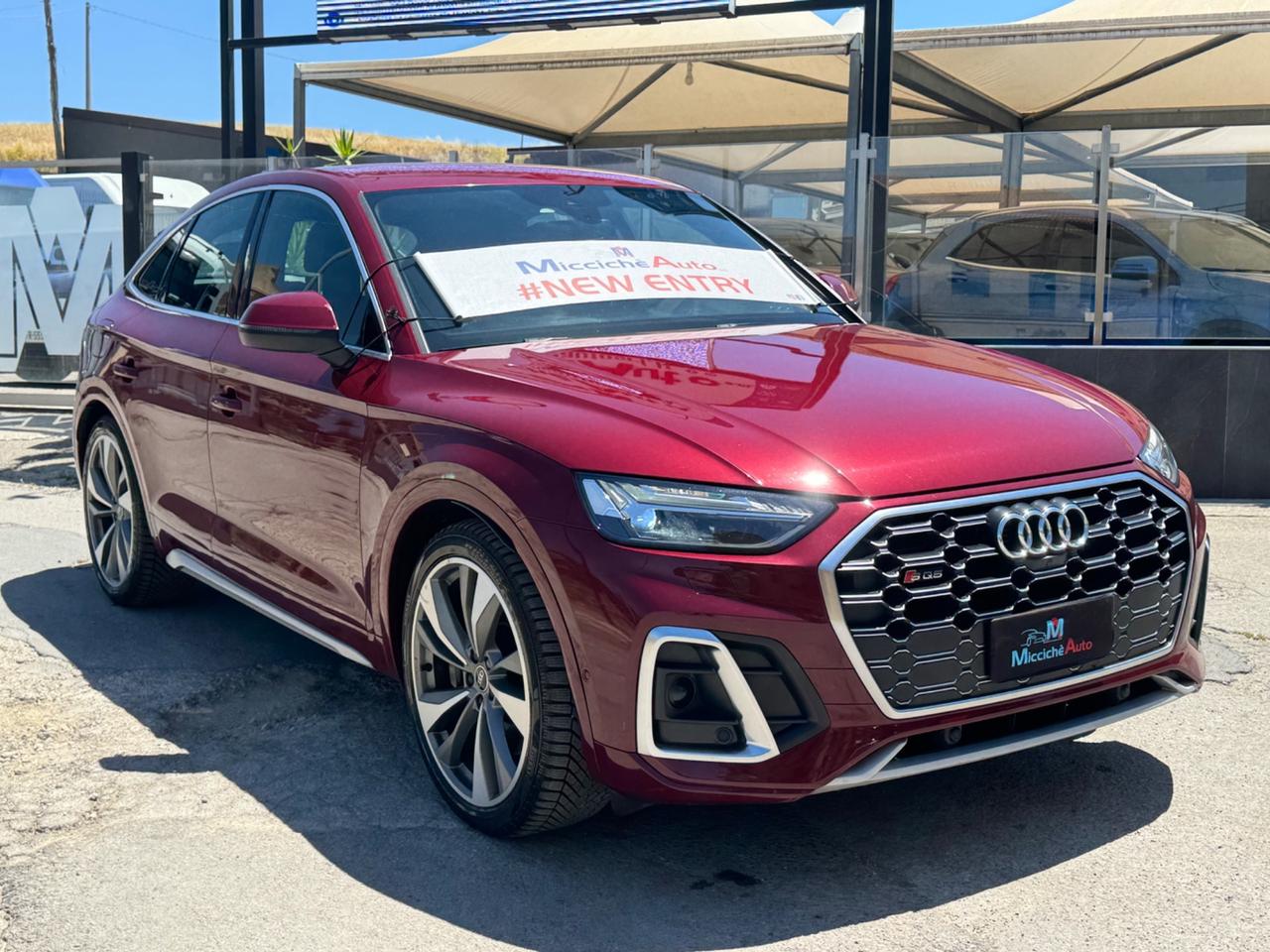 AUDI SQ5 SPORTBACK 341 CV RED METALLIC FULL IVA