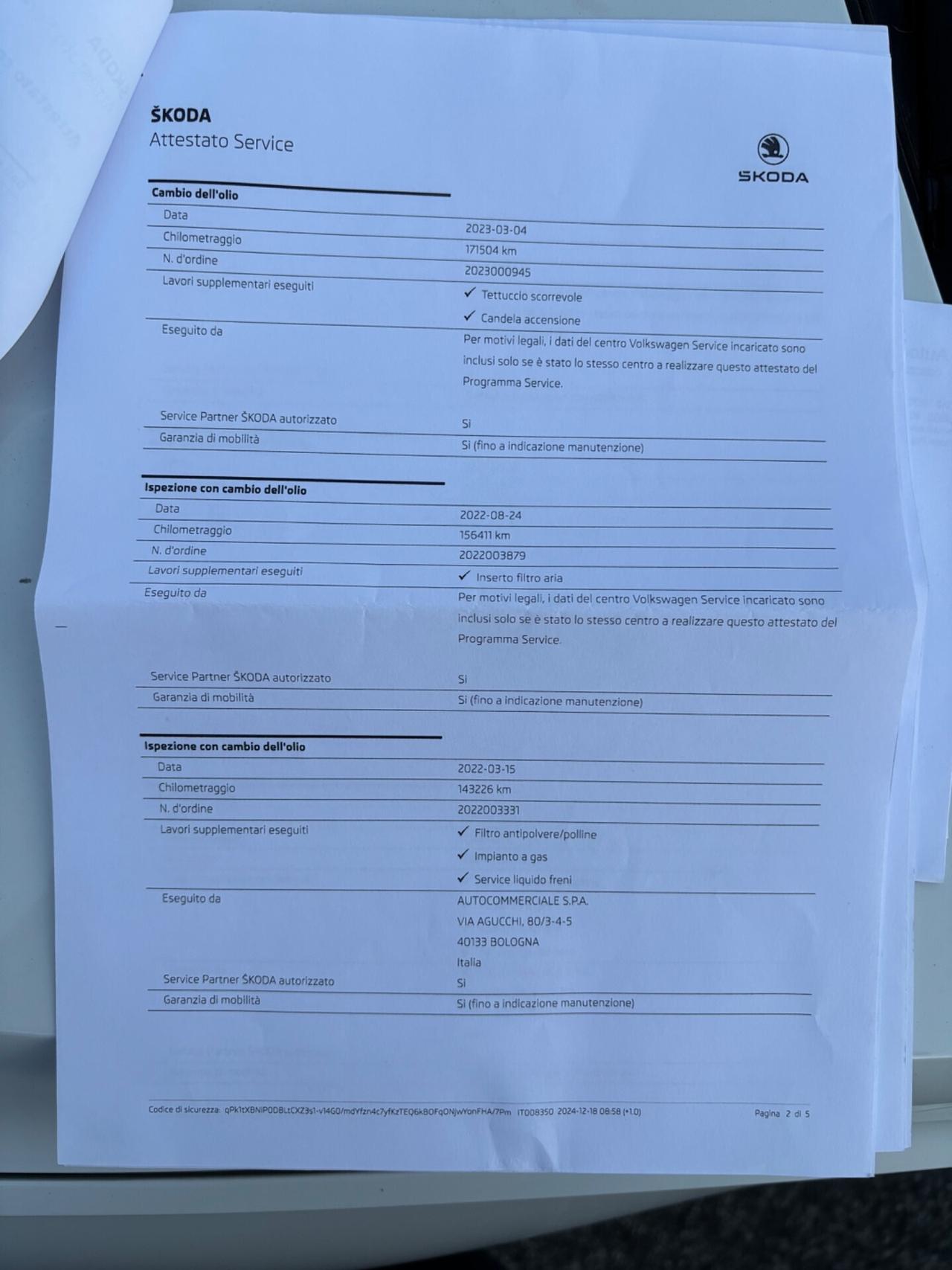 Skoda Octavia 1.4 TSI Wagon Executive G-Tec OK Neopatentati